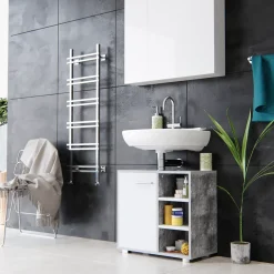 Waschbeckenunterschrank Perry Beton 60 x 55.6 cm Vicco