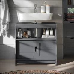 Waschbeckenunterschrank Vilda Grau 60 x 60 cm Vicco