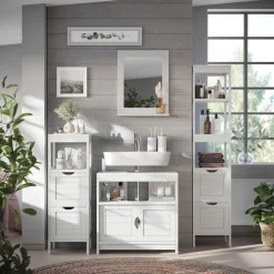 Waschbeckenunterschrank Vilda Weiß 60 x 60 cm Vicco