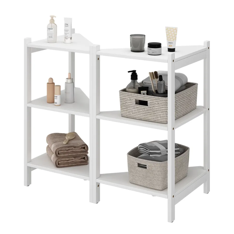 Waschbeckenunterschrank Zeno Weiß 68 x 60.5 cm 2er Set Vicco