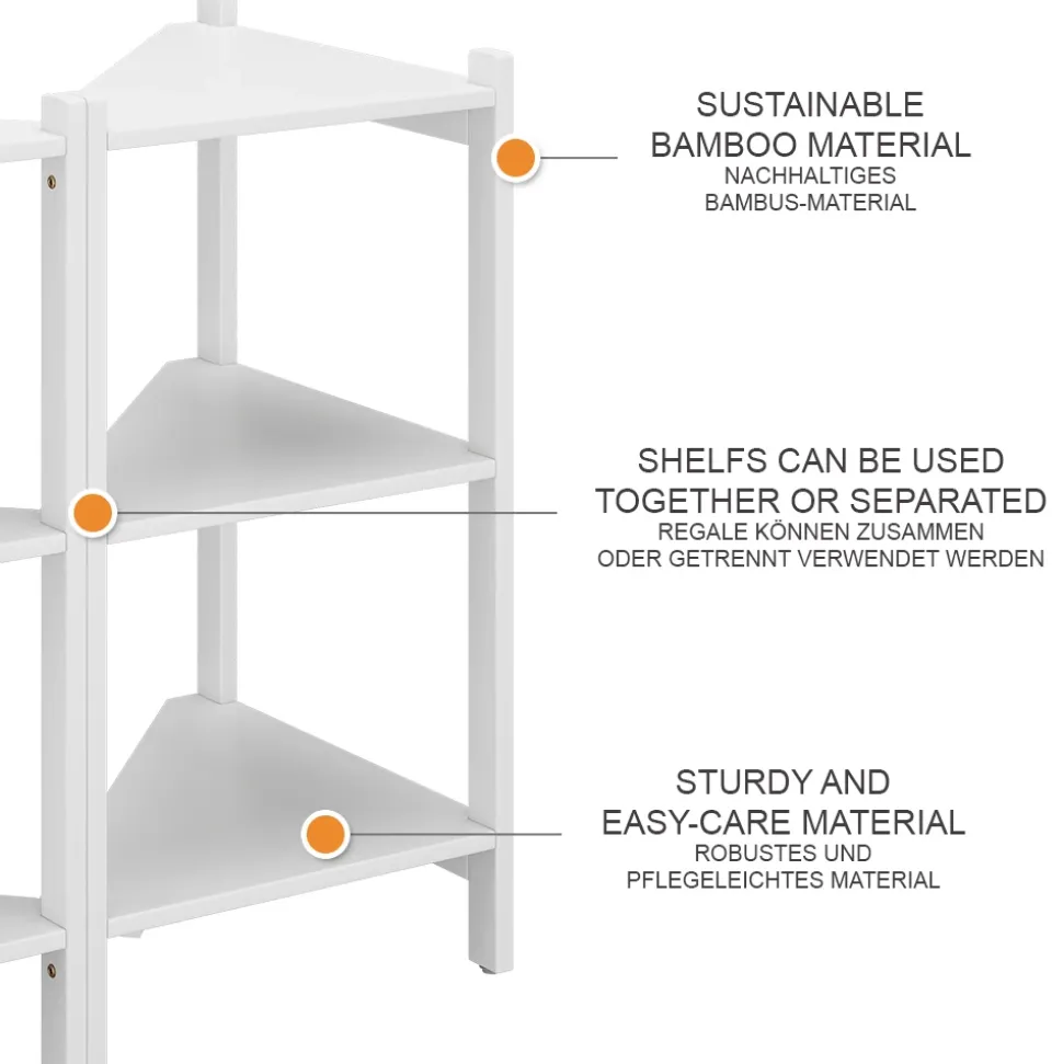 Waschbeckenunterschrank Zeno Weiß 68 x 60.5 cm 2er Set Vicco