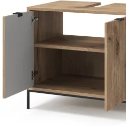 Waschtischunterschrank Eliza Viking Oak 70 x 63 cm mit 2 Türen Vicco